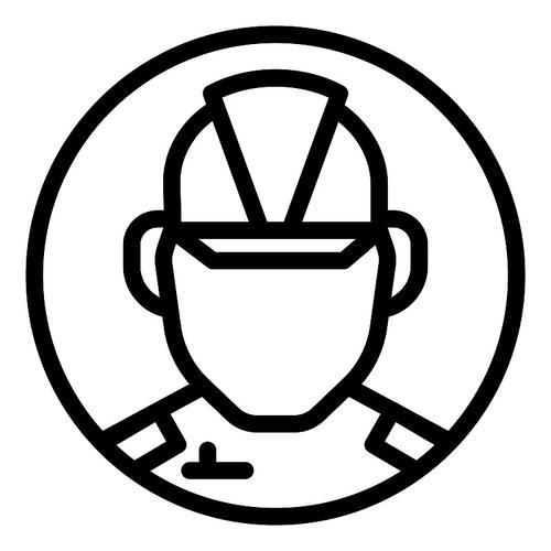建筑工人与锤子的无缝图案施工主题矢量图形工人手持锤